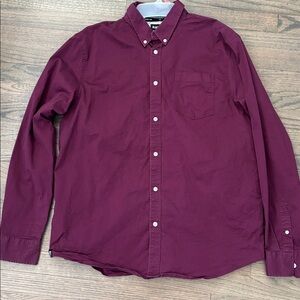Rank 45 Maroon Button-Up Shirt
